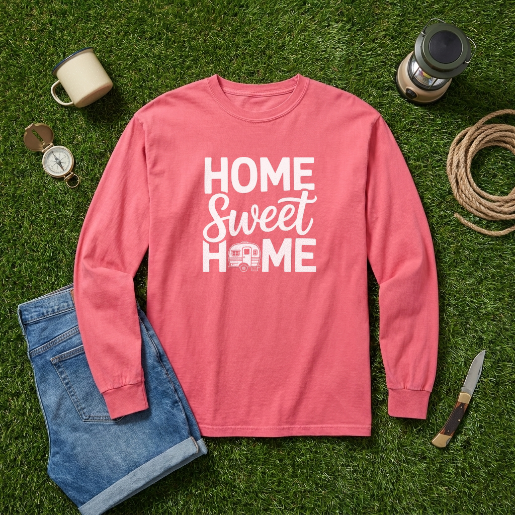 Home Sweet Home RV Camping Long Sleeve T-Shirt